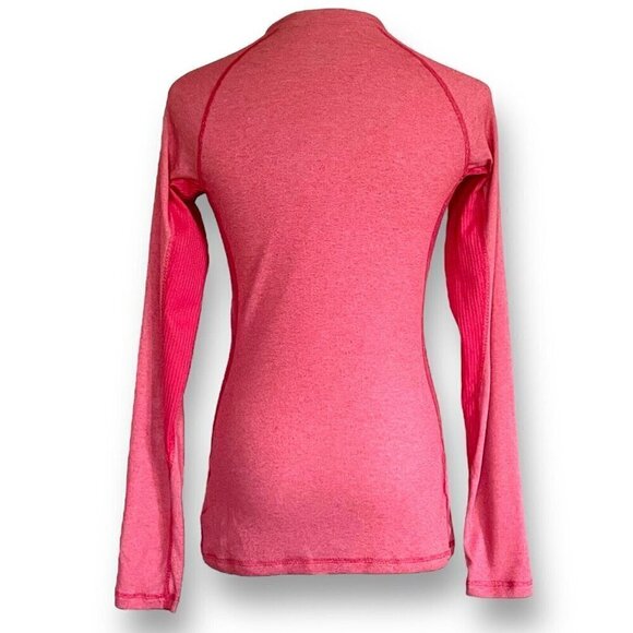 Patagonia Womens Capilene Base Layer Top XS Coral Long Sleeve V-neck Performance - Picture 7 of 8